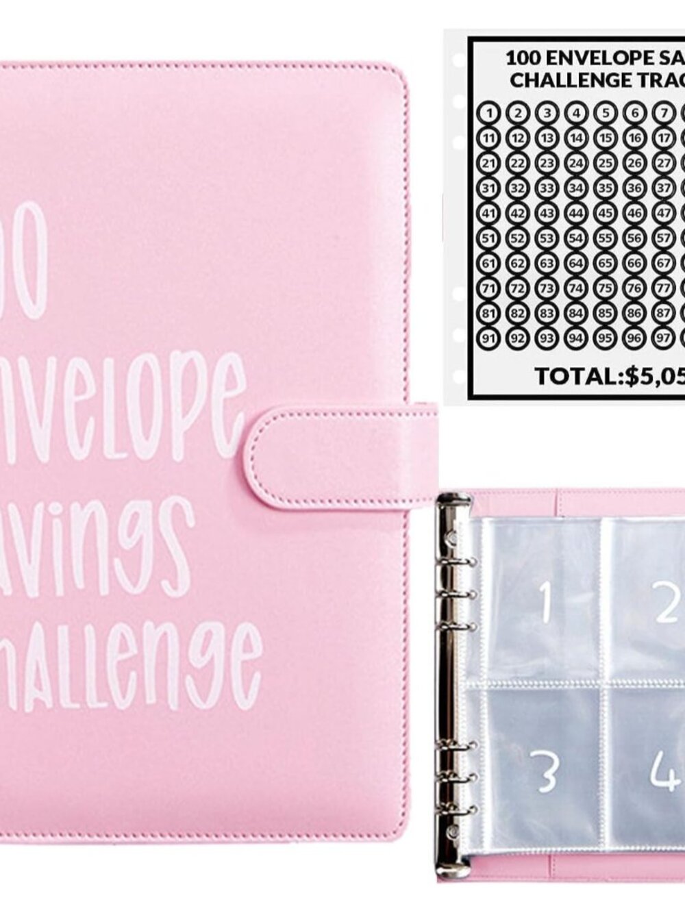 100 Envelopes Money Saving Challenge, 100 Envelope Challenge Binder, Easy and Fu
